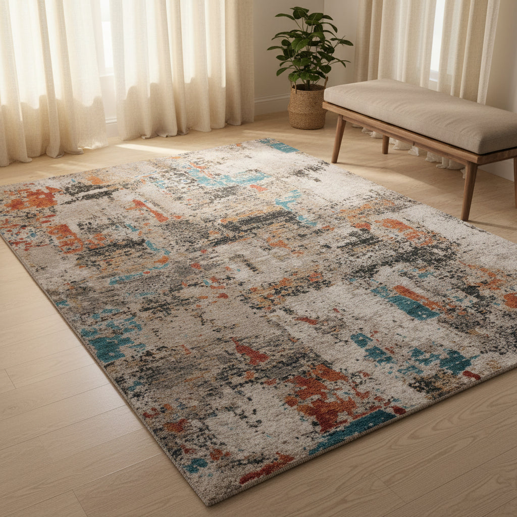 Intrigue ITG145 Beige Hybrid Rug - Rizzy