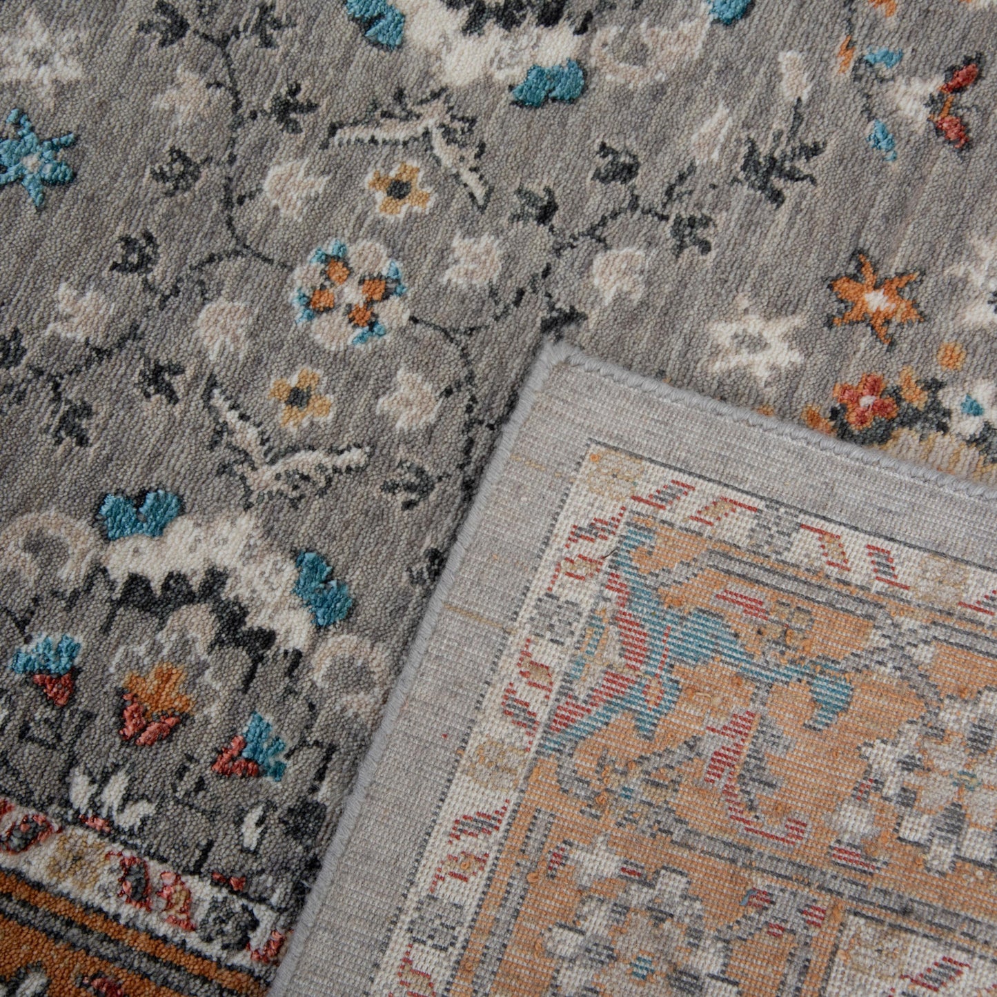 Intrigue ITG152 Gray Hybrid Rug - Rizzy