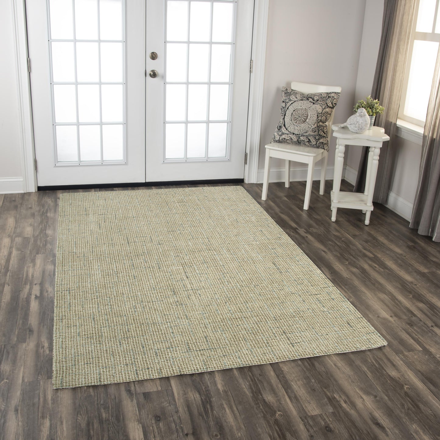 Ironwood IWD103 Beige Hand-Tufted Rug - Rizzy
