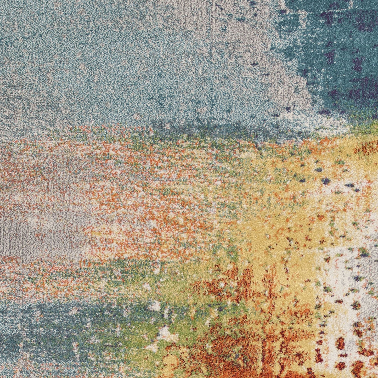 Illusions 6204 Multi Luminous Machine Woven Performance Area Rug - KAS