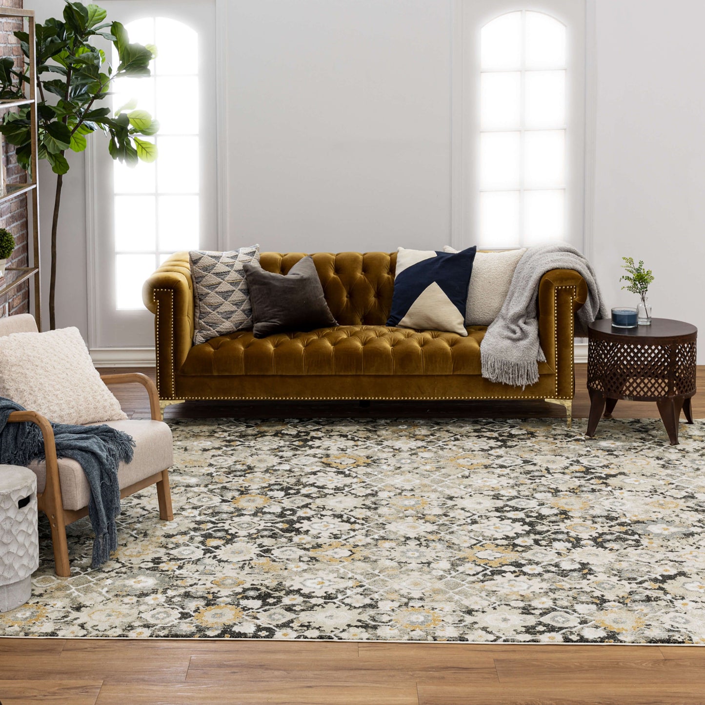 Ireby Gray Area Rug - Karastan