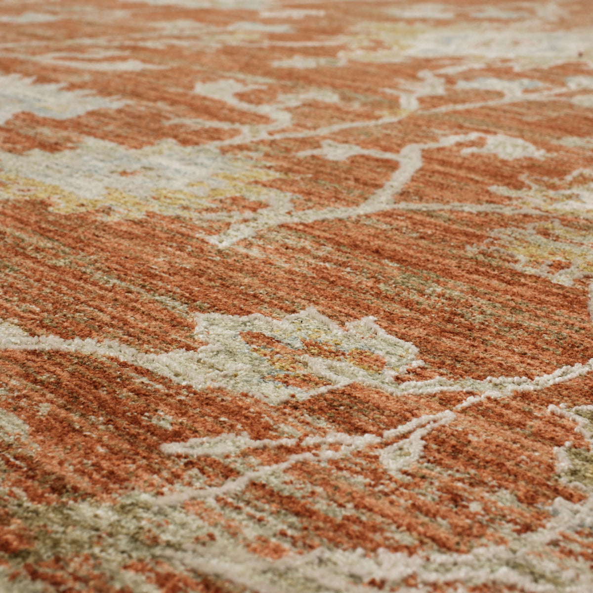 Adalia Iznik Rust Area Rug