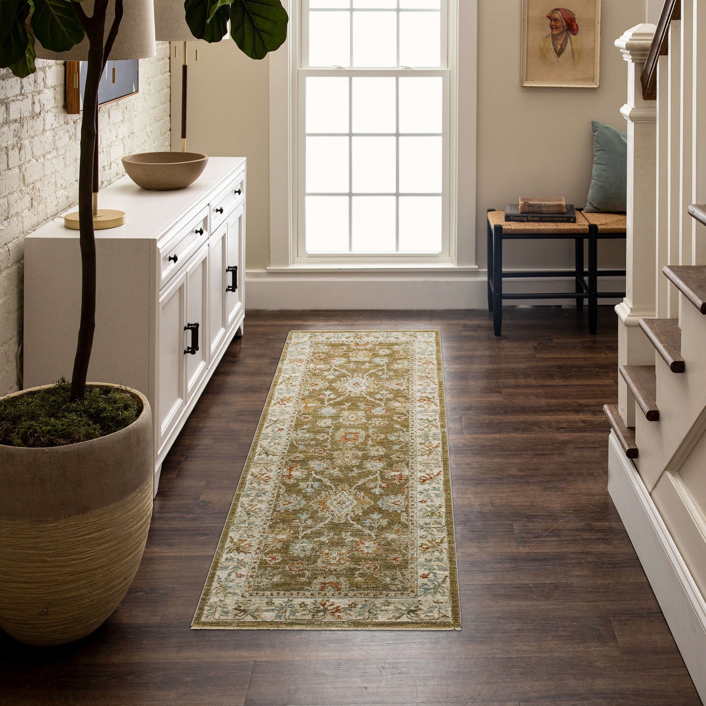 Iznik Brown Area Rug - Karastan