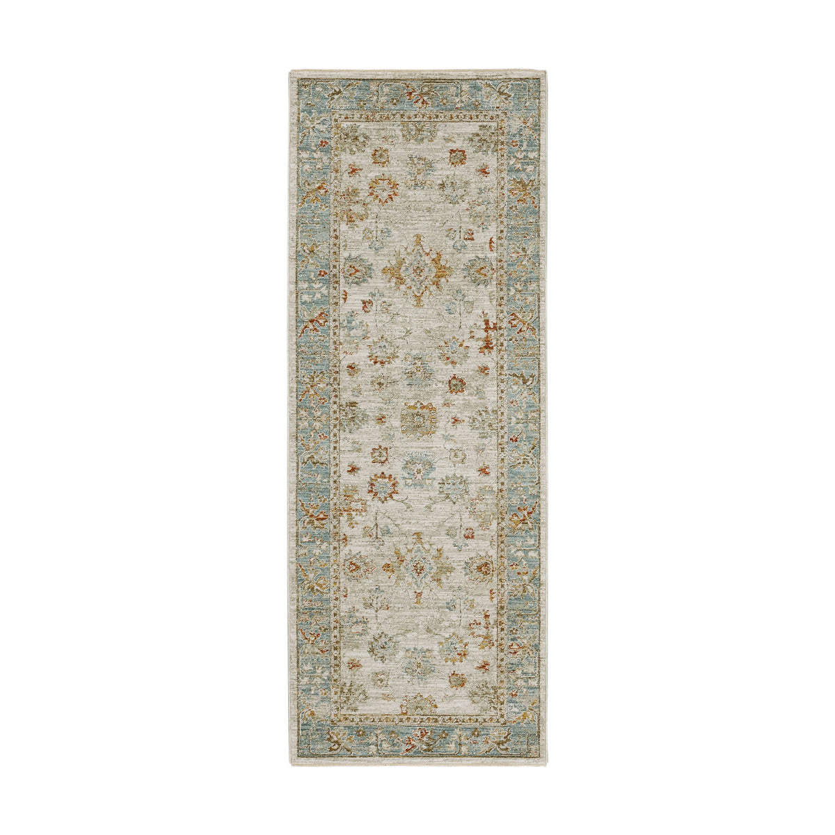 Adalia Iznik Cream Area Rug