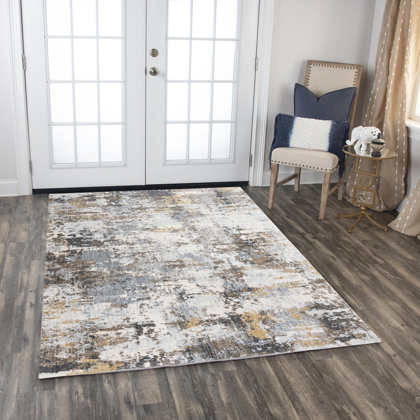 Jasper JAS732 Blue/Multi Hybrid Rug - Rizzy