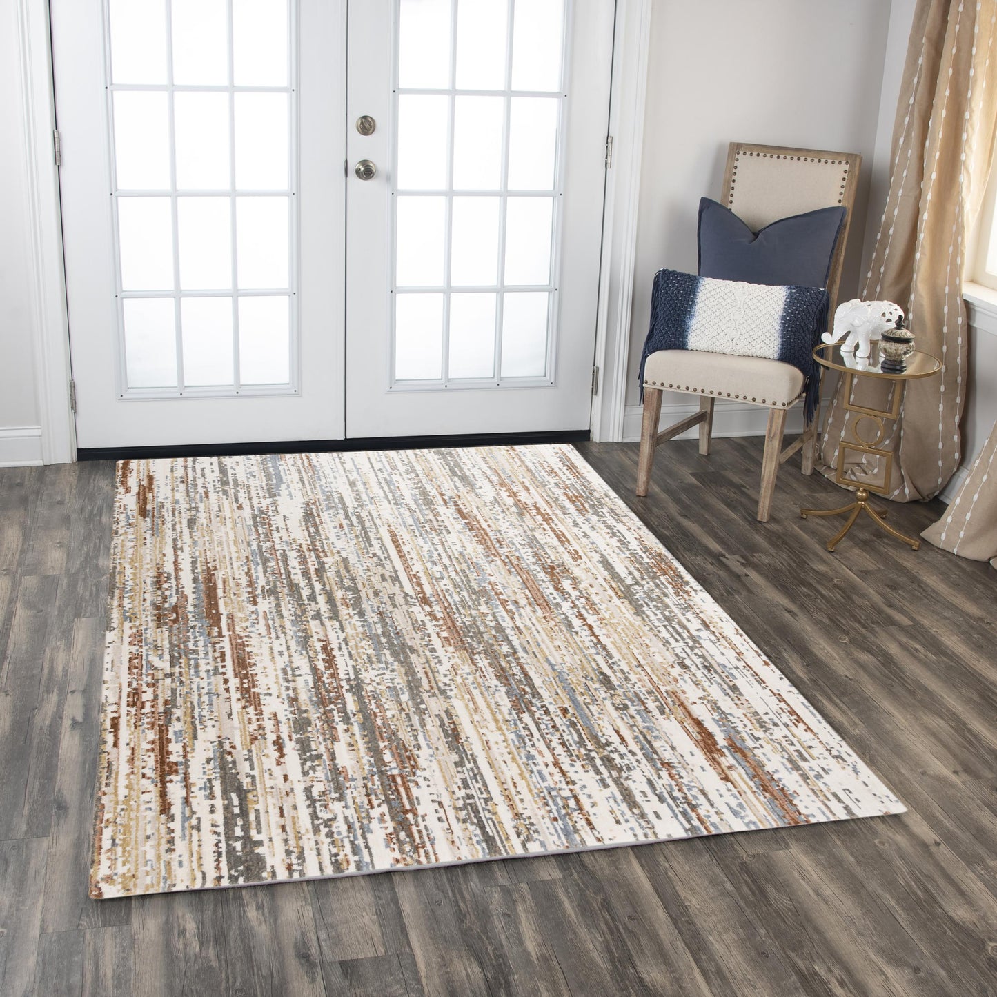 Jasper JAS733 beige/Multi Hybrid Rug - Rizzy