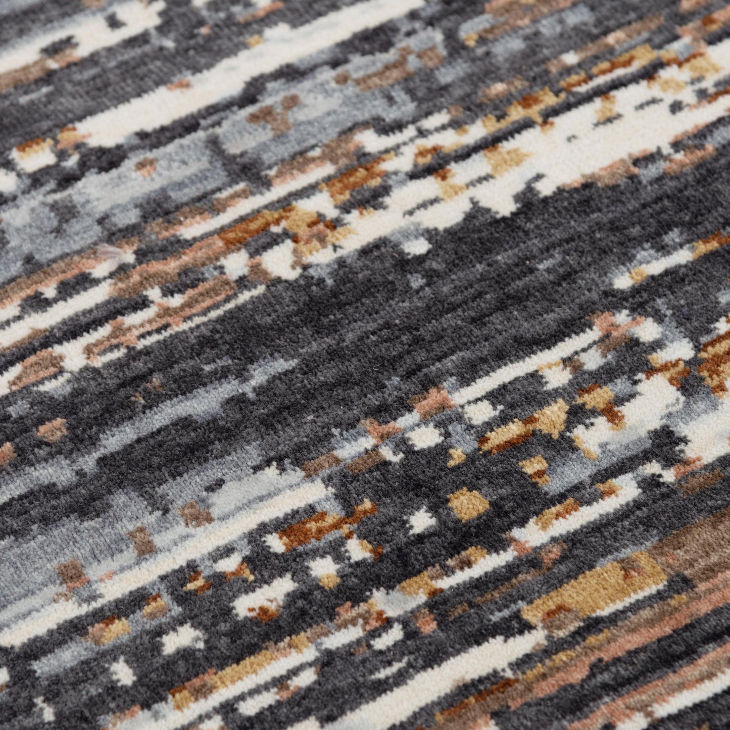 Jasper JAS734 Charcoal/ Multi Hybrid Rug - Rizzy