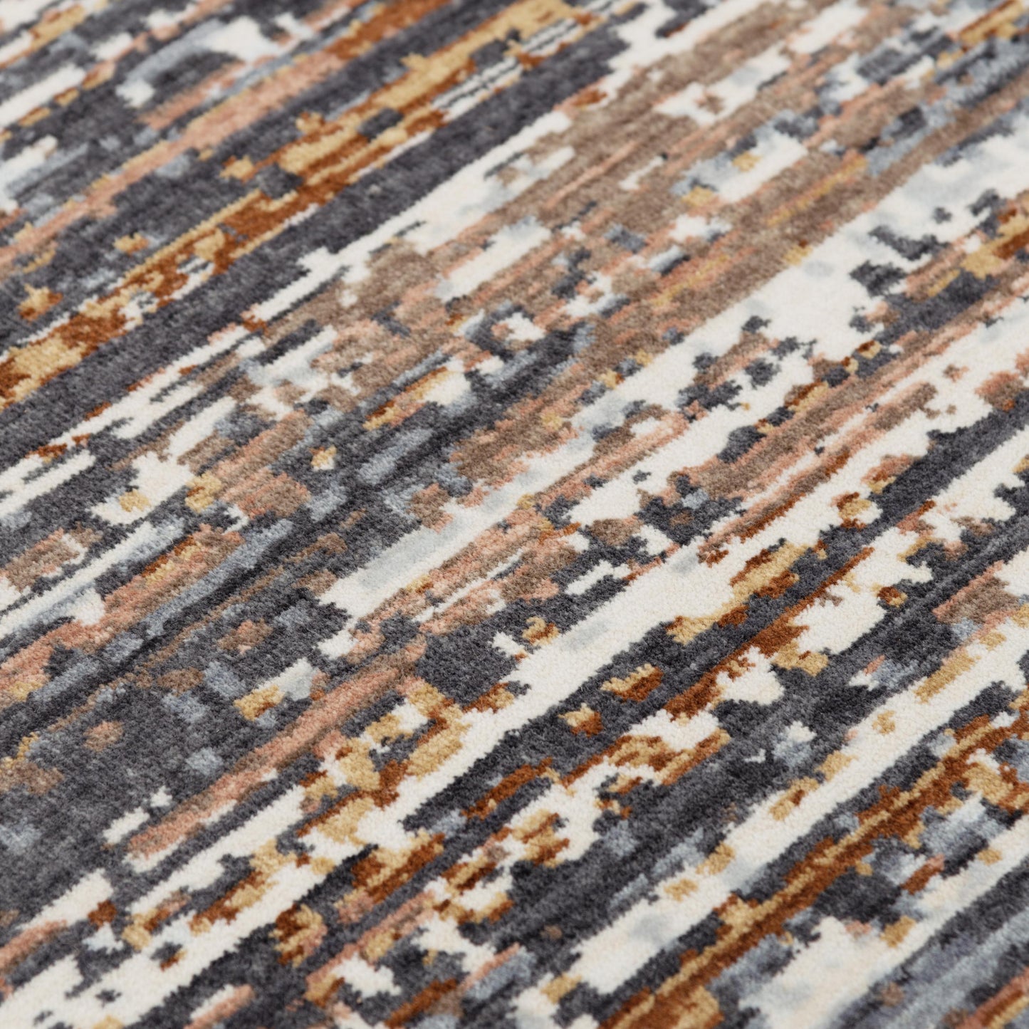 Jasper JAS734 Charcoal/ Multi Hybrid Rug - Rizzy