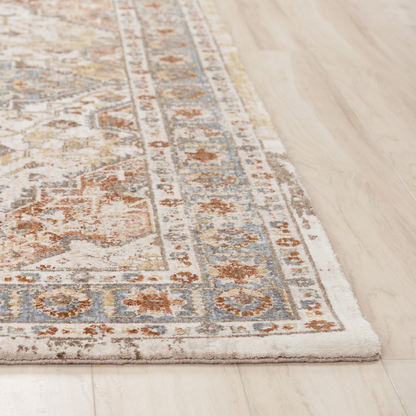 Jasper JAS737 Ivory/Multi Hybrid Rug - Rizzy