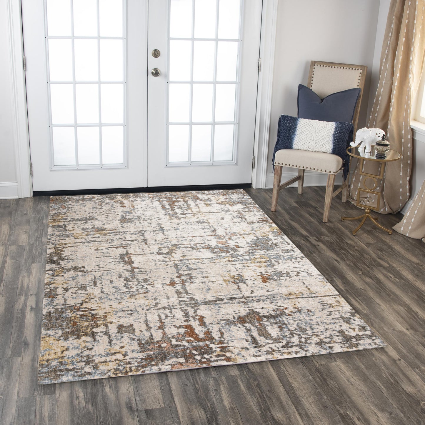 Jasper JAS739 Ivory/Multi Hybrid Rug - Rizzy