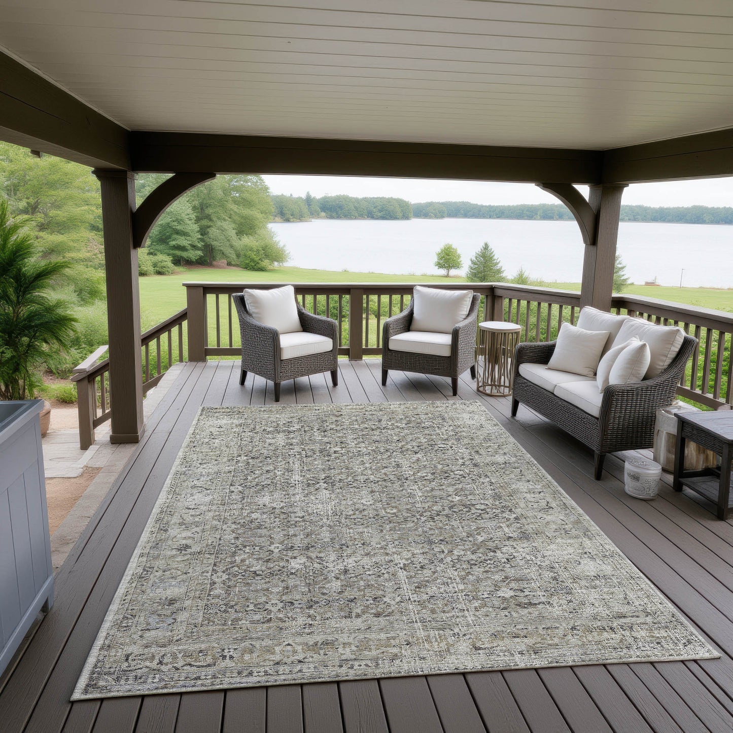 Machine Made Jericho JC10 Mushroom - Dalyn Rugs