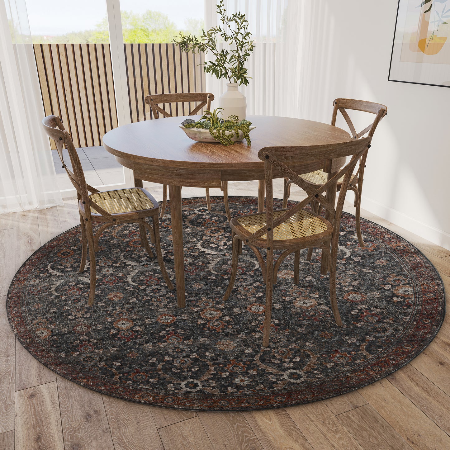 Machine Made Jericho JC1 Charcoal - Dalyn Rugs