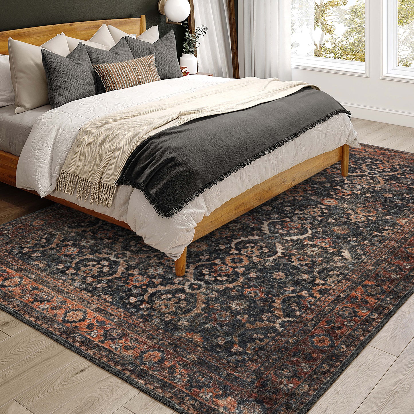 Machine Made Jericho JC1 Charcoal - Dalyn Rugs
