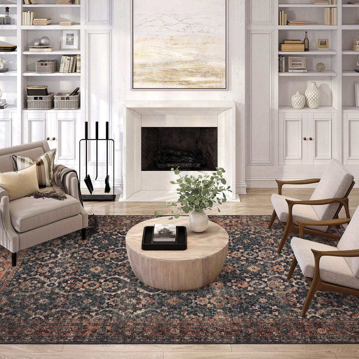 Machine Made Jericho JC1 Charcoal - Dalyn Rugs