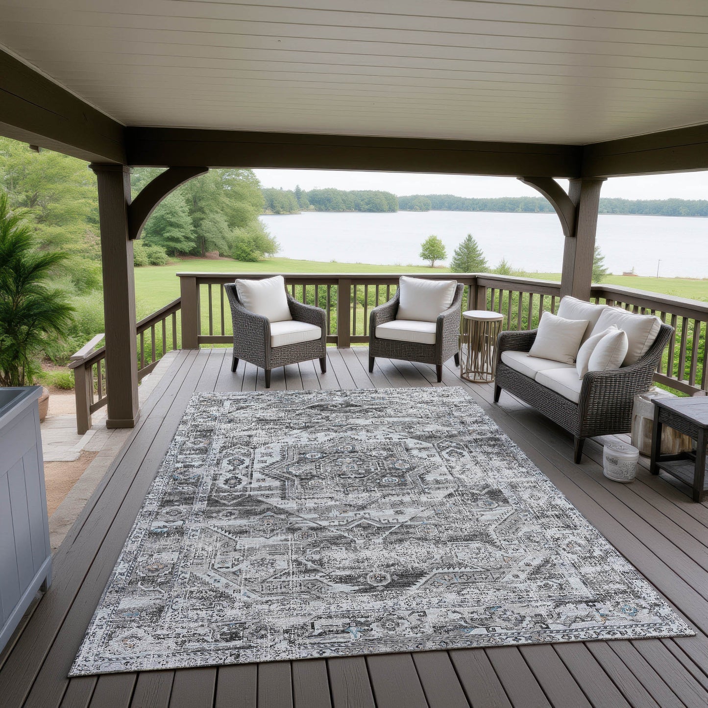 Machine Made Jericho JC5 Steel - Dalyn Rugs