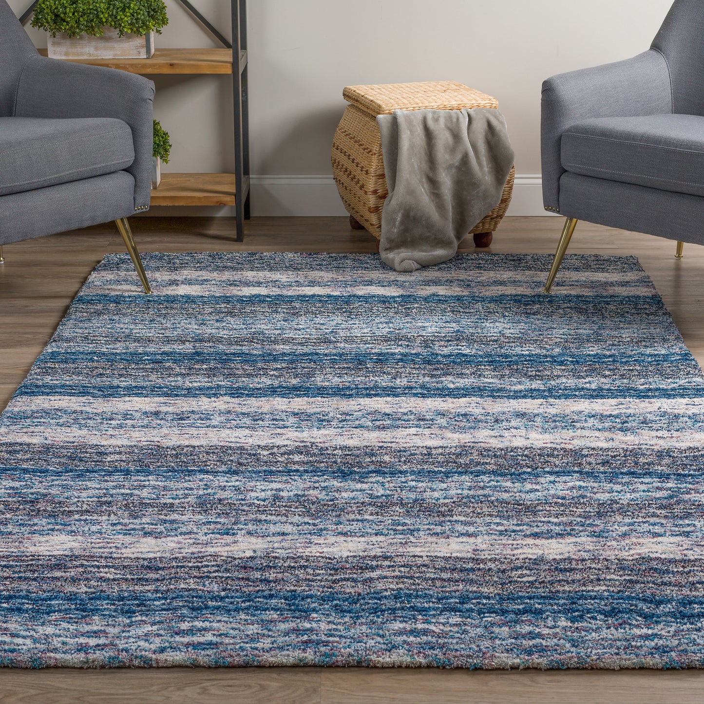 Machine Made Joplin JP1 Indigo - Dalyn Rugs