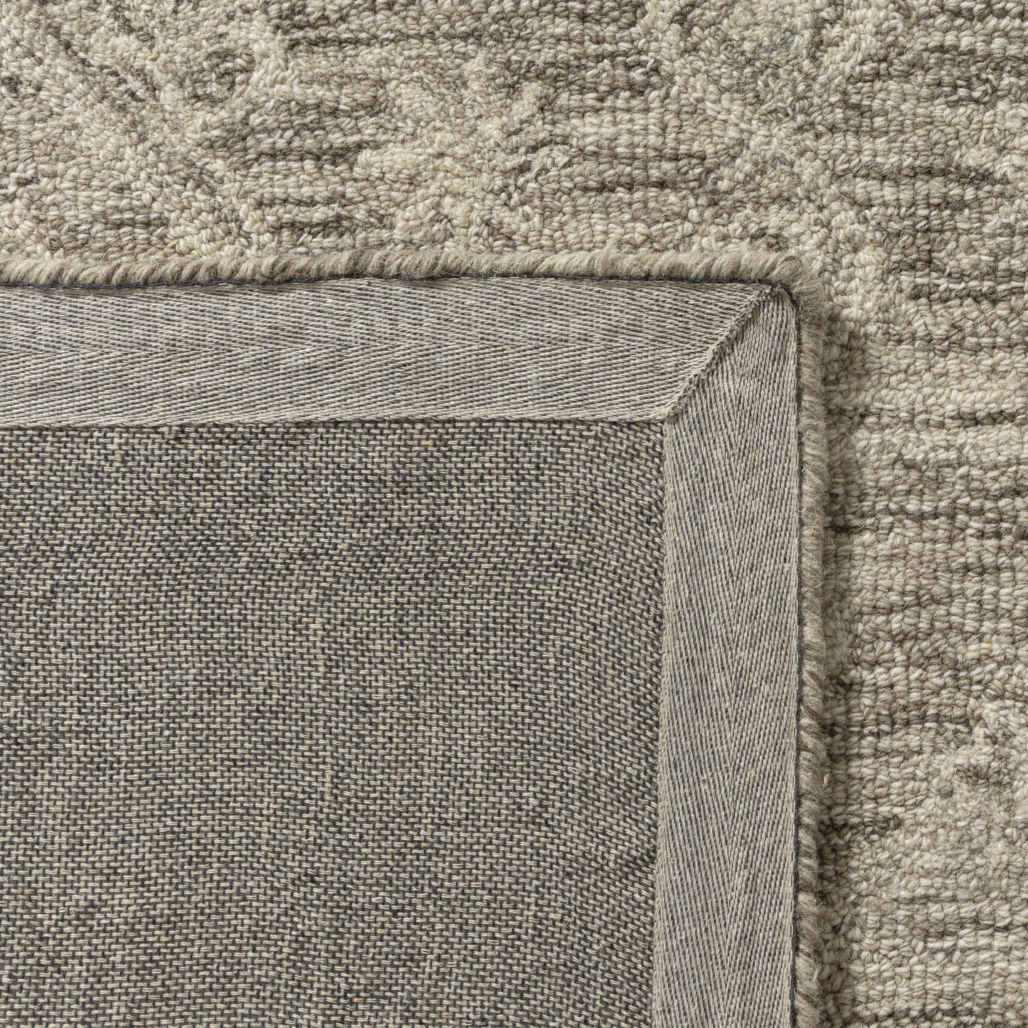 Juniper-82883 Vintage Hand-Tufted Brown Cotton Indoor Area Rug - LR Home