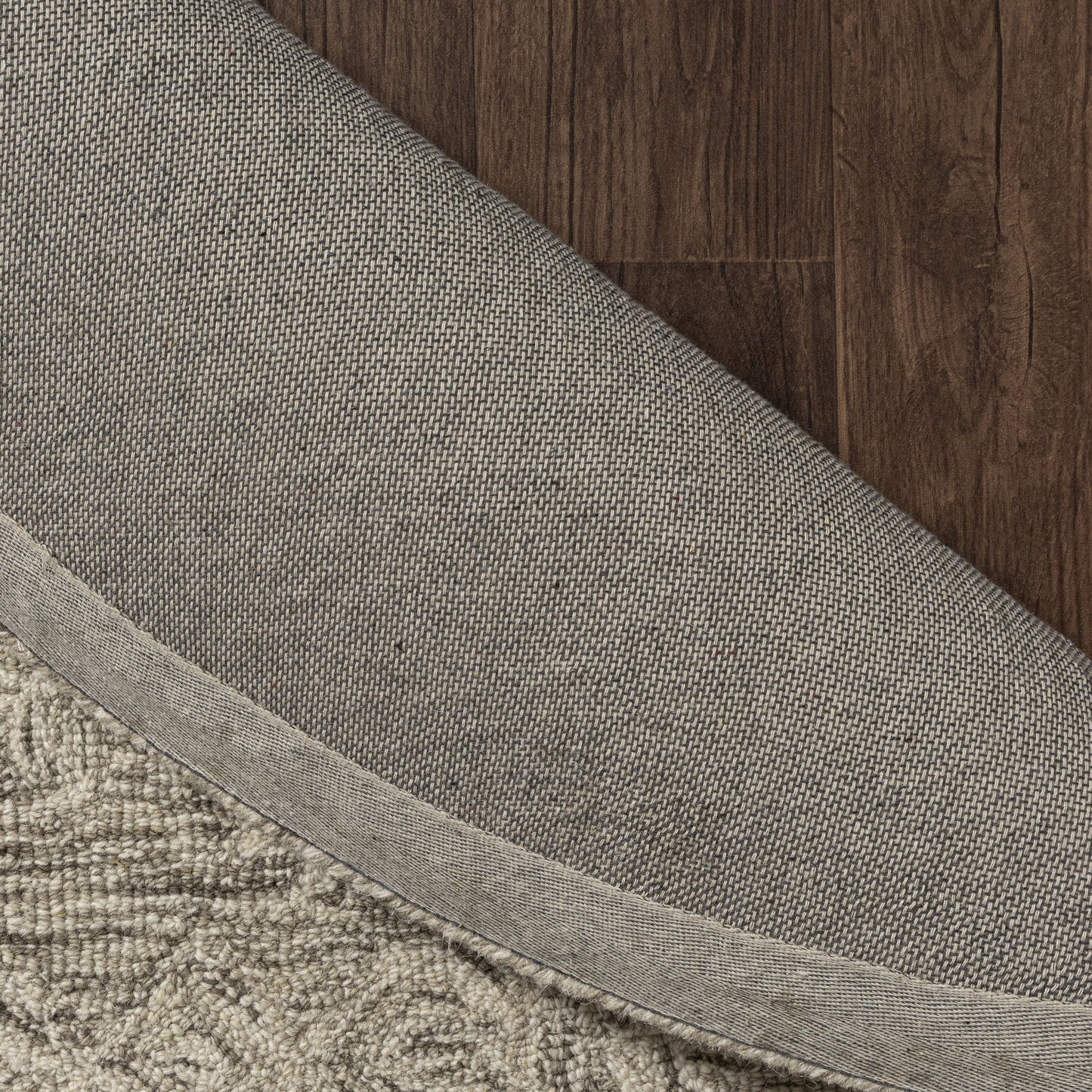 Juniper-82883 Vintage Hand-Tufted Brown Cotton Indoor Area Rug - LR Home