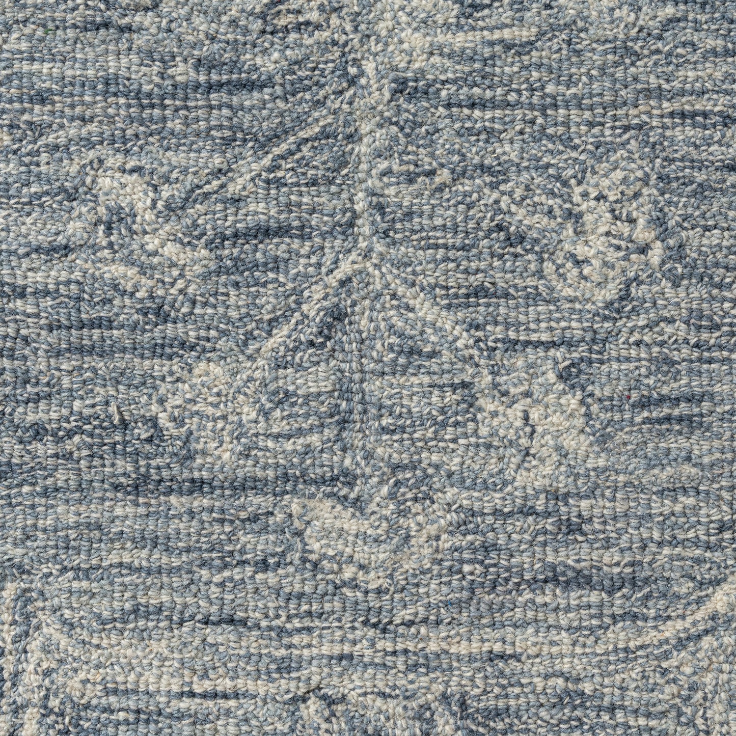 Juniper-82884 Vintage Hand-Tufted Blue Cotton Indoor Area Rug - LR Home