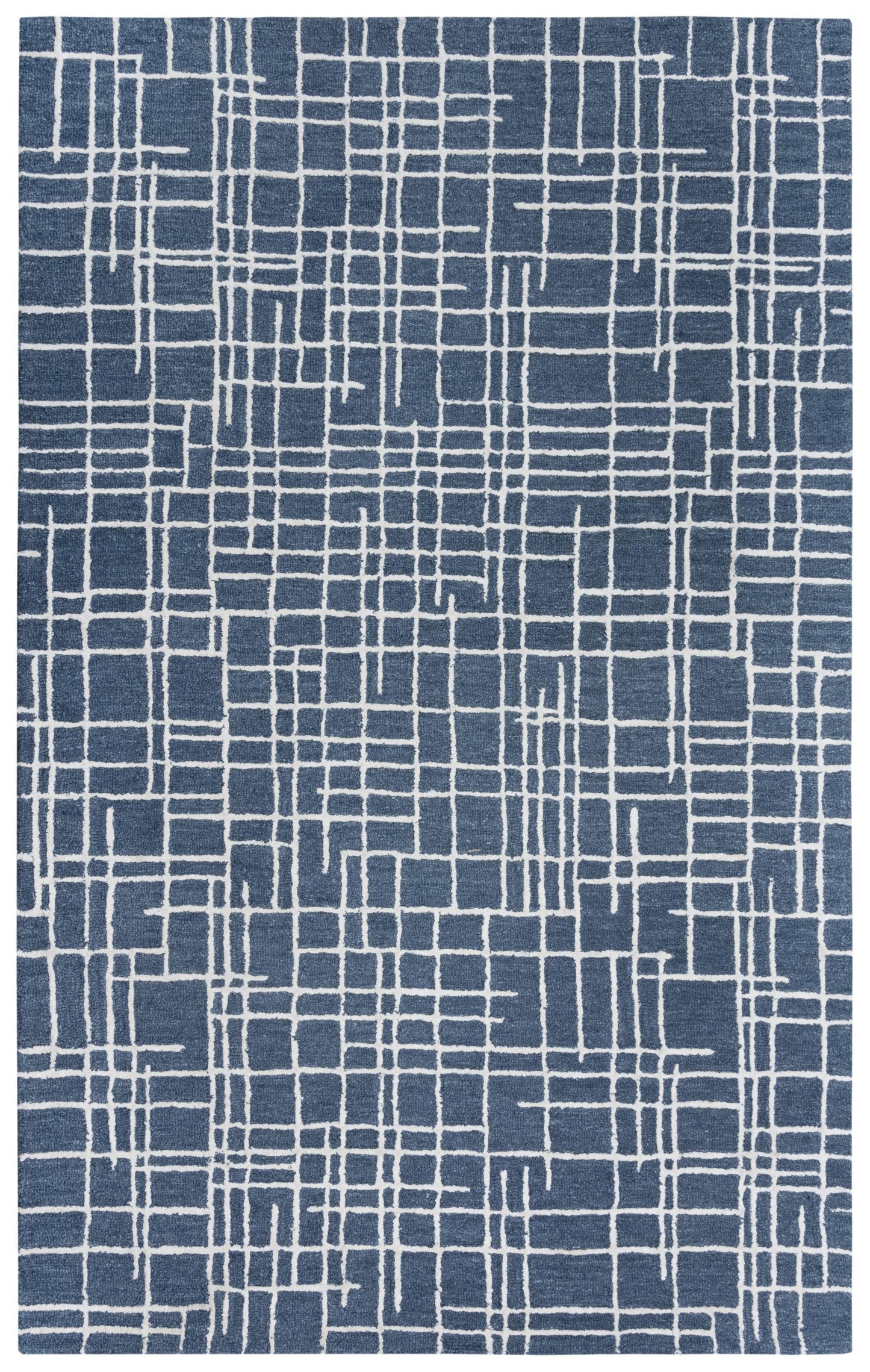 Jazz JZZ972 Blue Hand-Tufted Rug - Rizzy