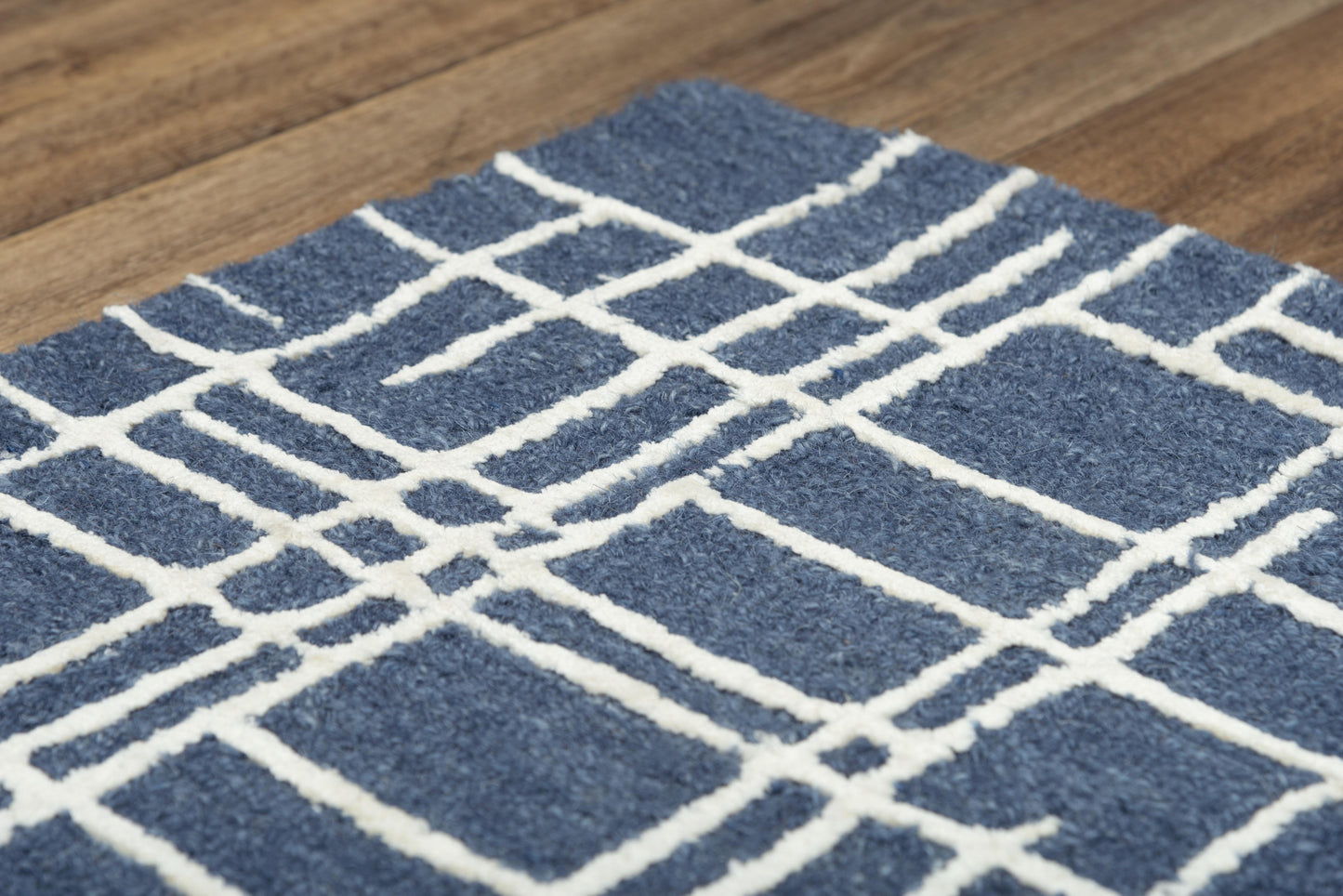 Jazz JZZ972 Blue Hand-Tufted Rug - Rizzy