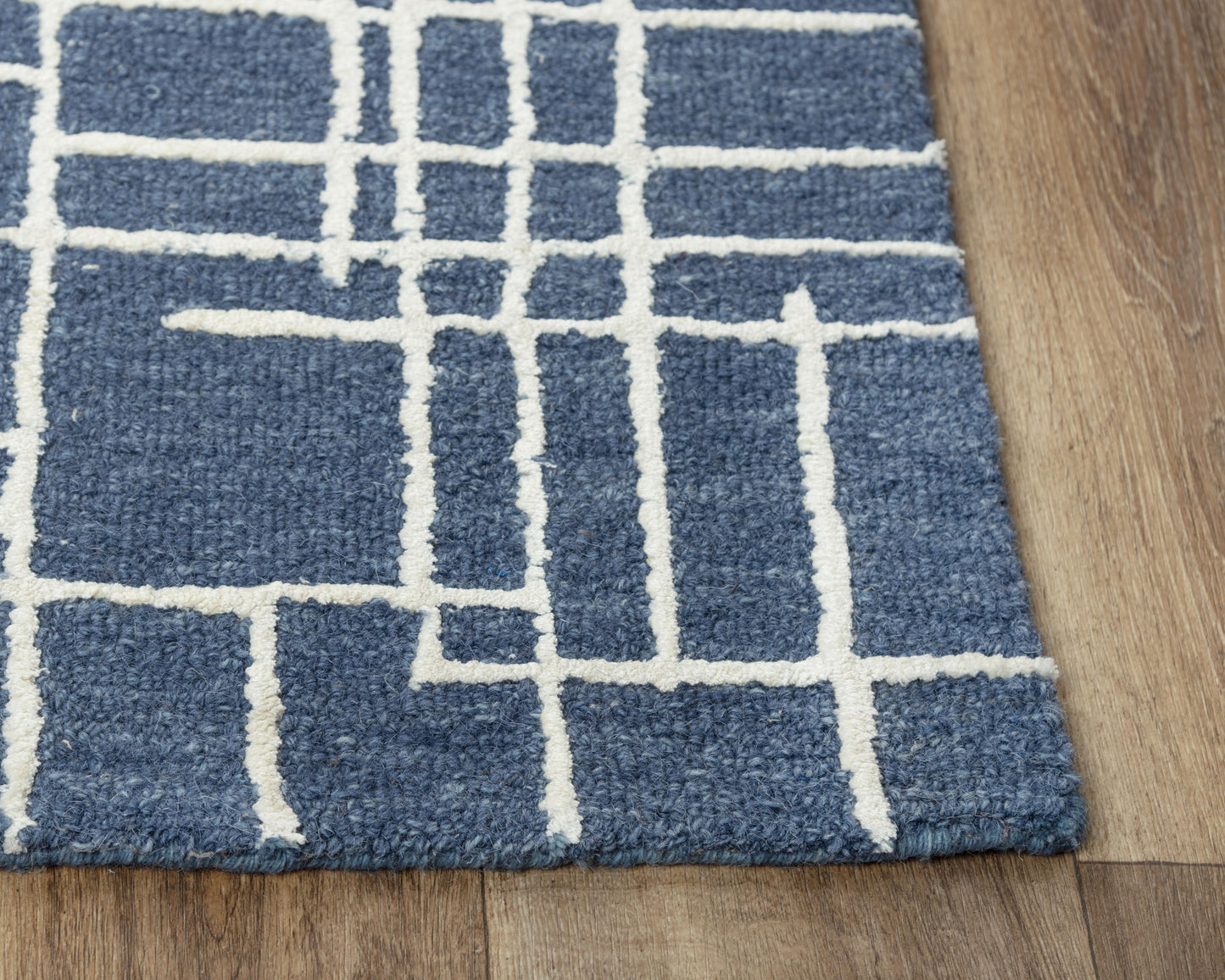 Jazz JZZ972 Blue Hand-Tufted Rug - Rizzy