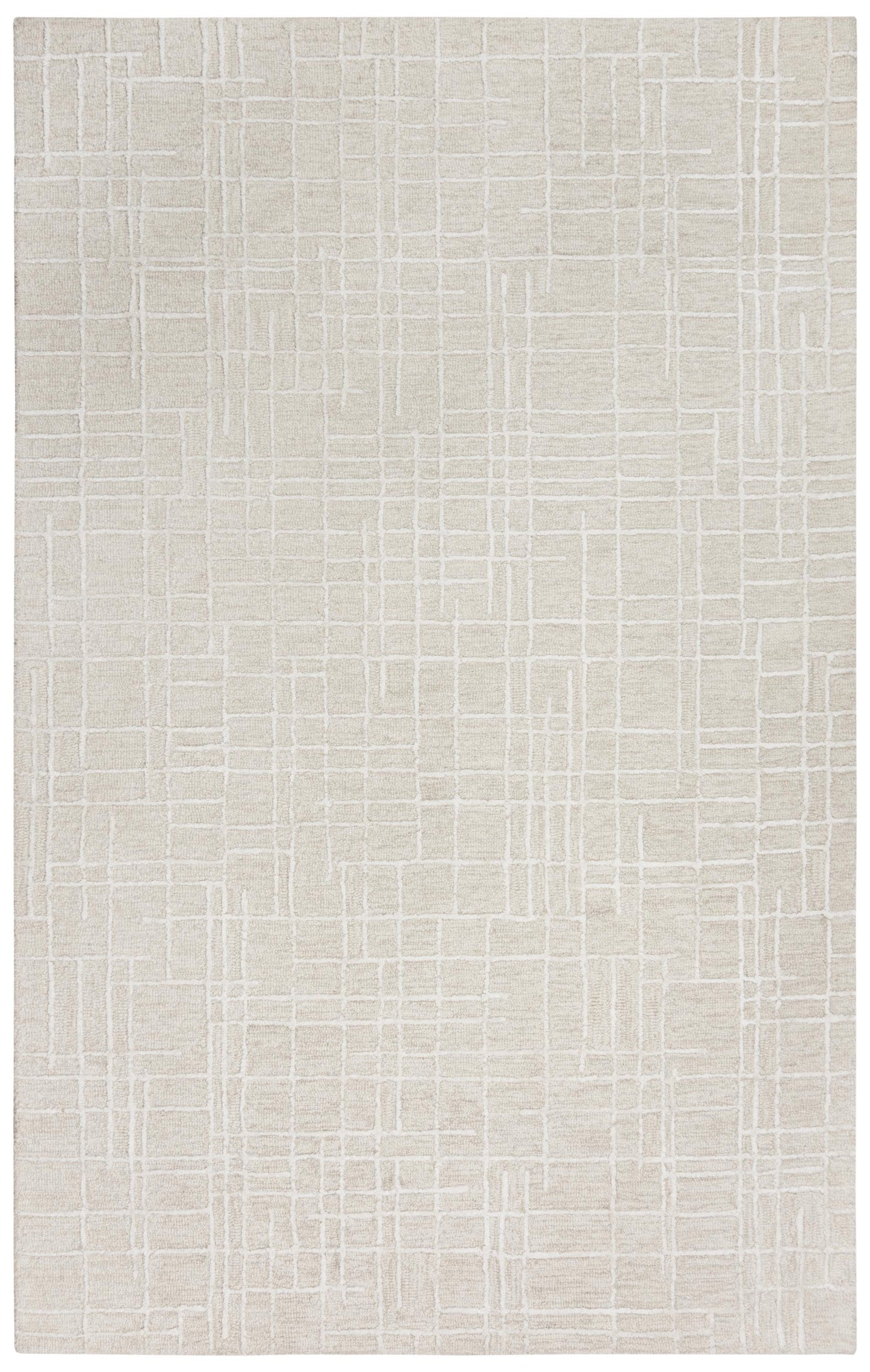 Jazz JZZ973 Ivory Hand-Tufted Rug - Rizzy