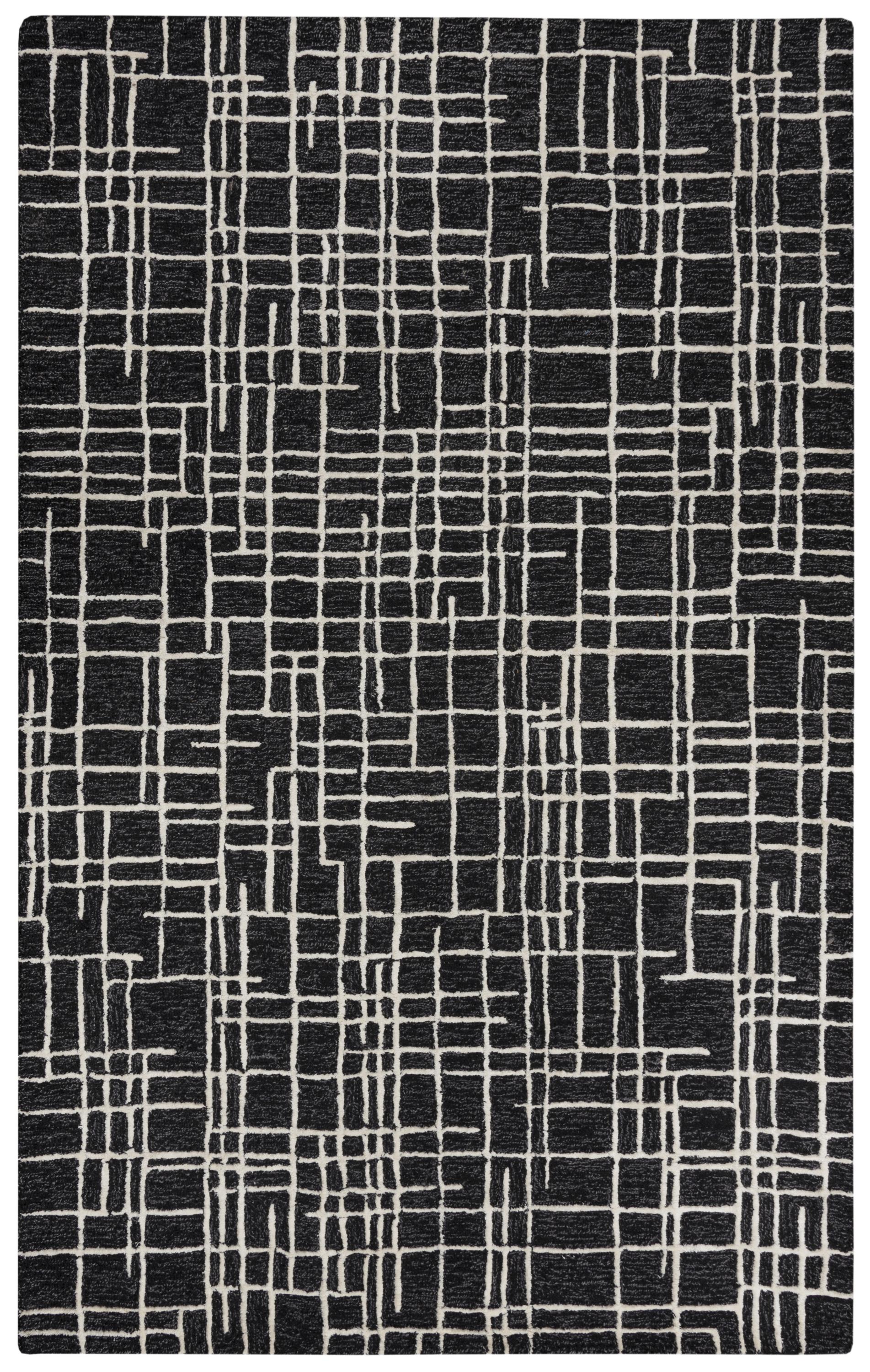 Jazz Rug Jazz JZZ976 Black Hand-Tufted Rug - Rizzy – Rug Gallery Outlet
