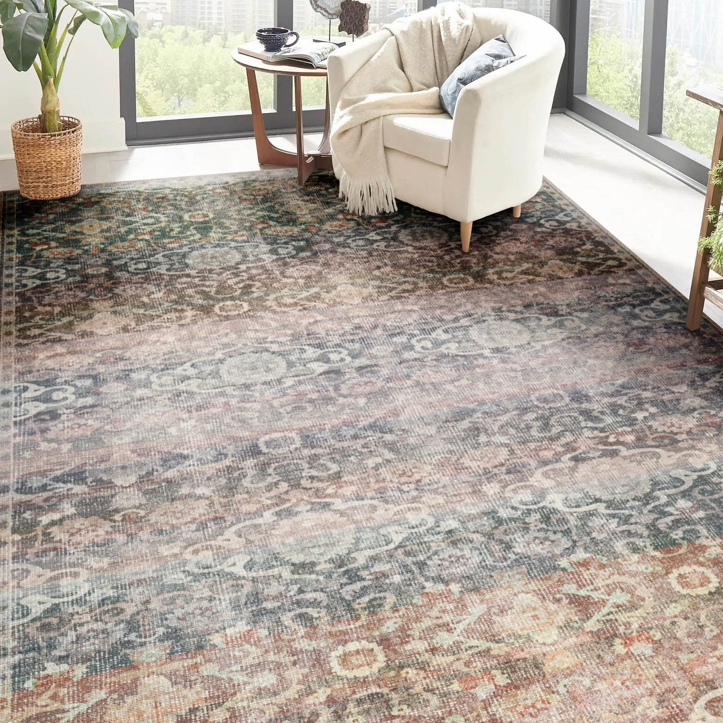Machine Made Kars KA13 Pebble - Dalyn Rugs