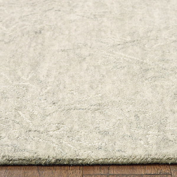 Karma-21041 Modern Hand-Tufted Light Gray Cotton Indoor Area Rug - LR Home