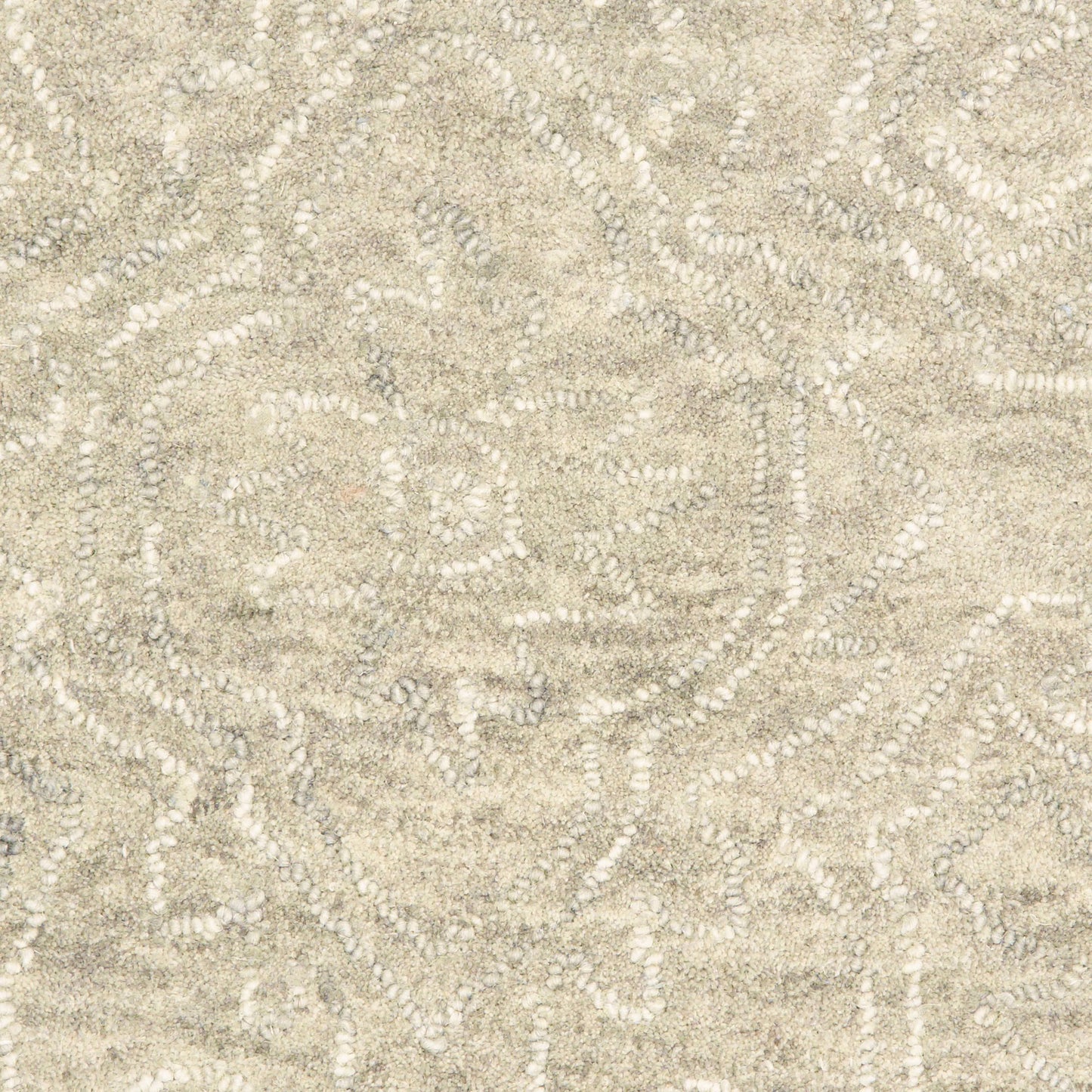 Karma-21041 Modern Hand-Tufted Light Gray Cotton Indoor Area Rug - LR Home