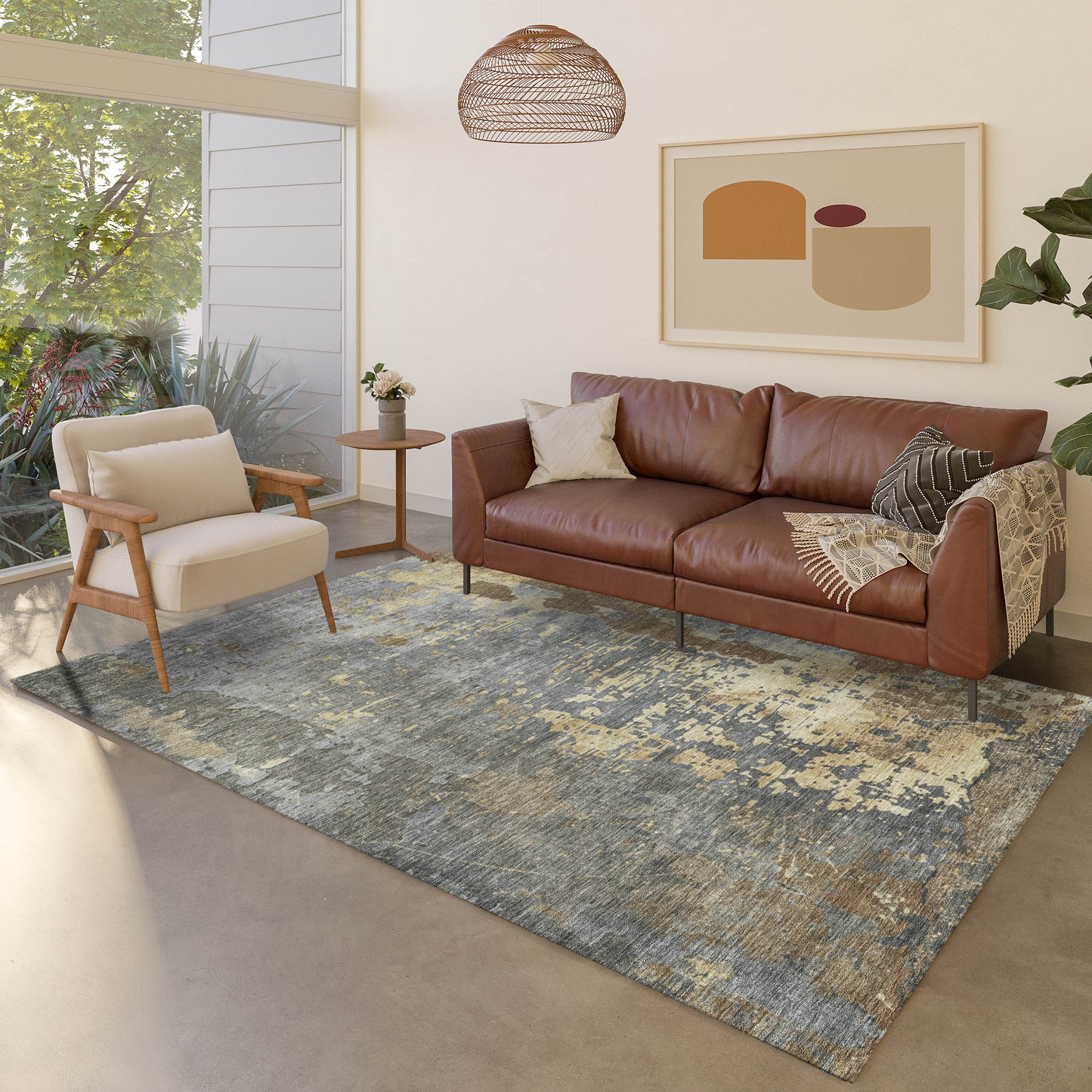 Machine Made Kochi KC11 Pewter - Dalyn Rugs