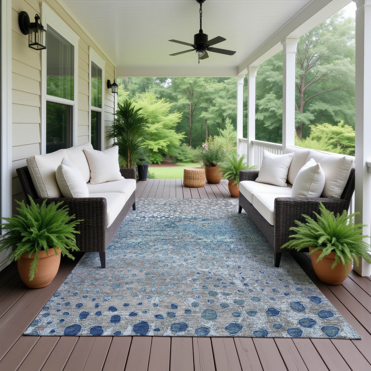 Machine Made Kochi KC13 Gray - Dalyn Rugs