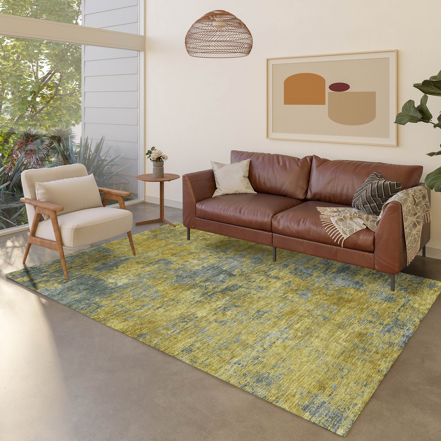 Machine Made Kochi KC2 Gold - Dalyn Rugs