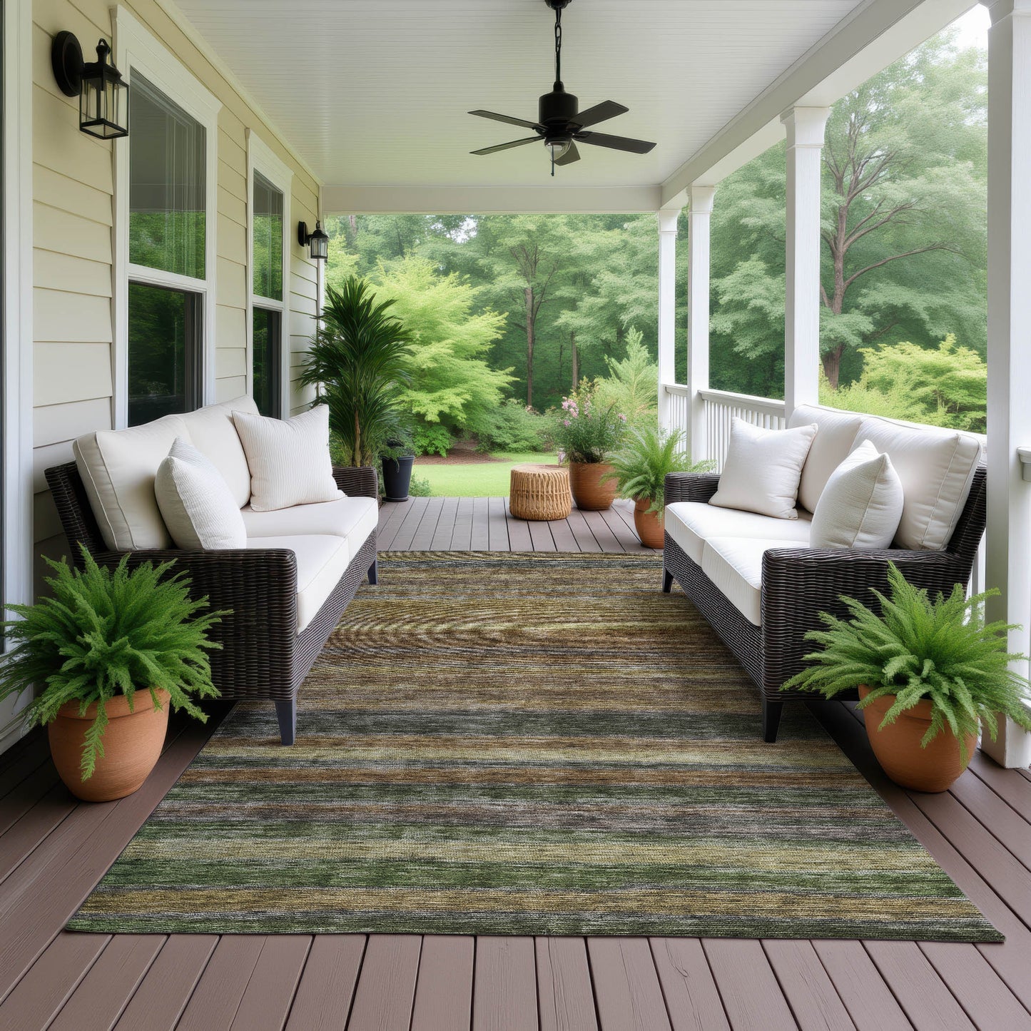 Machine Made Kochi KC5 Brown - Dalyn Rugs