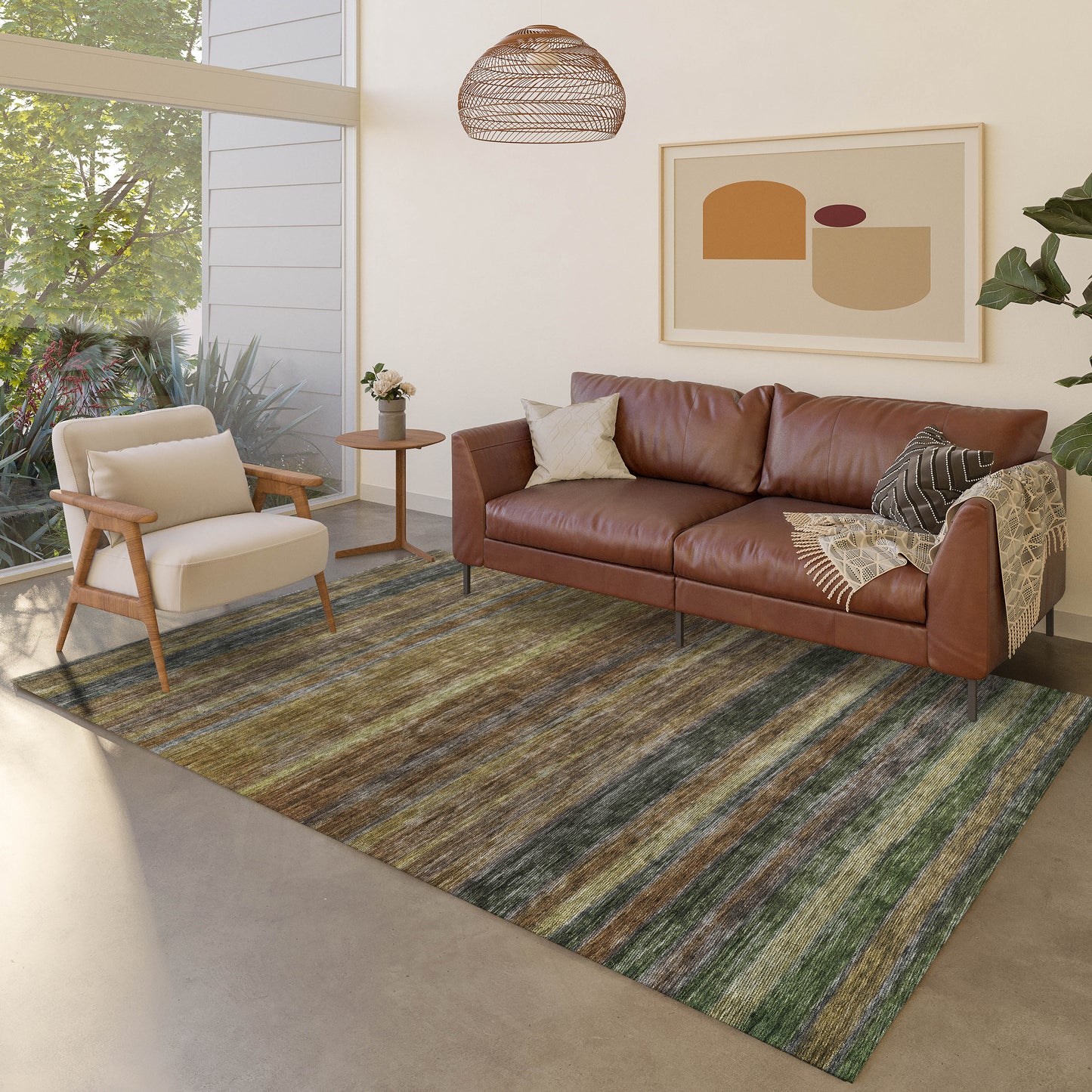 Machine Made Kochi KC5 Brown - Dalyn Rugs