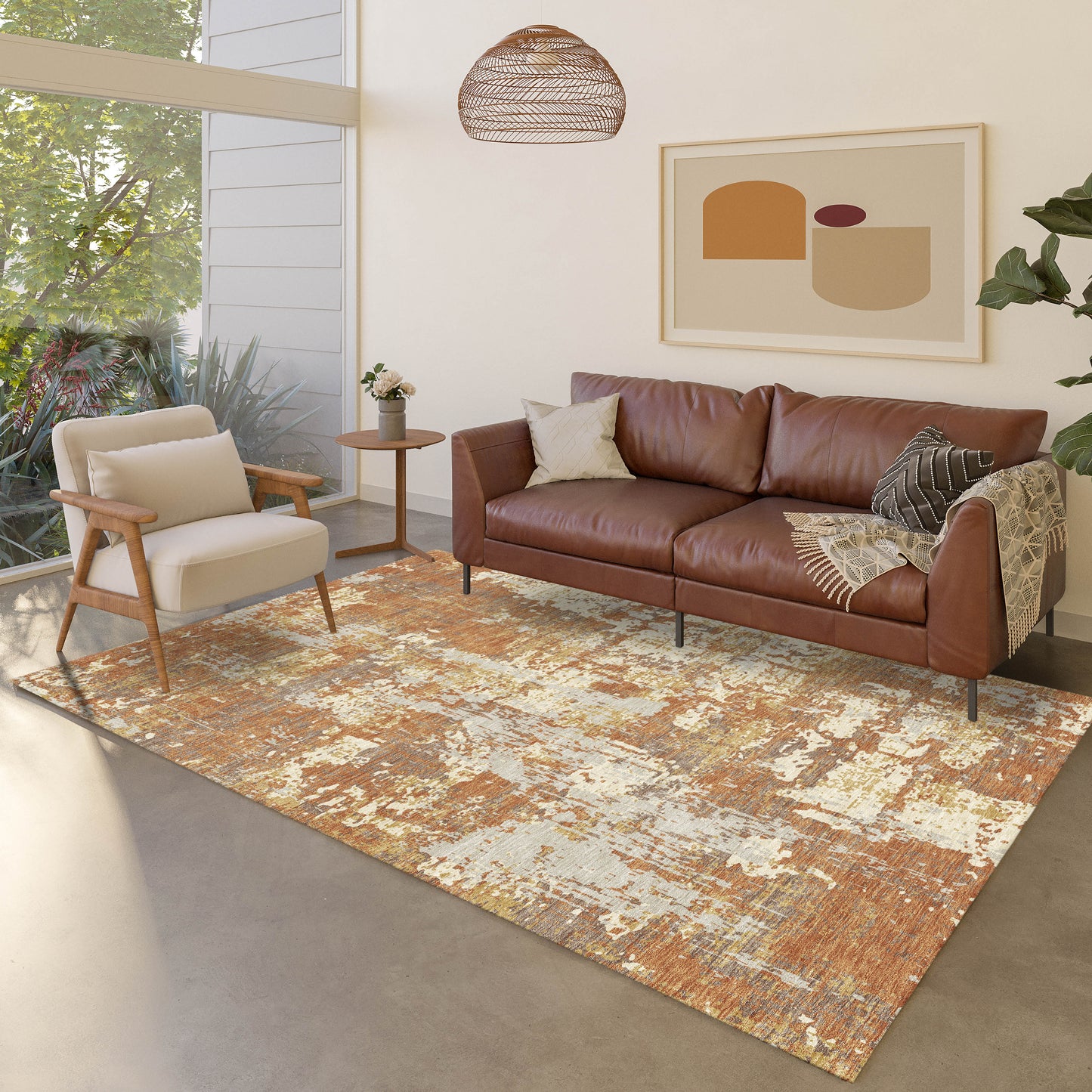 Machine Made Kochi KC7 Copper - Dalyn Rugs