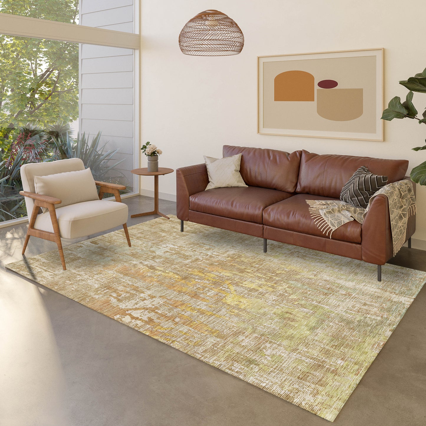 Machine Made Kochi KC8 Khaki - Dalyn Rugs