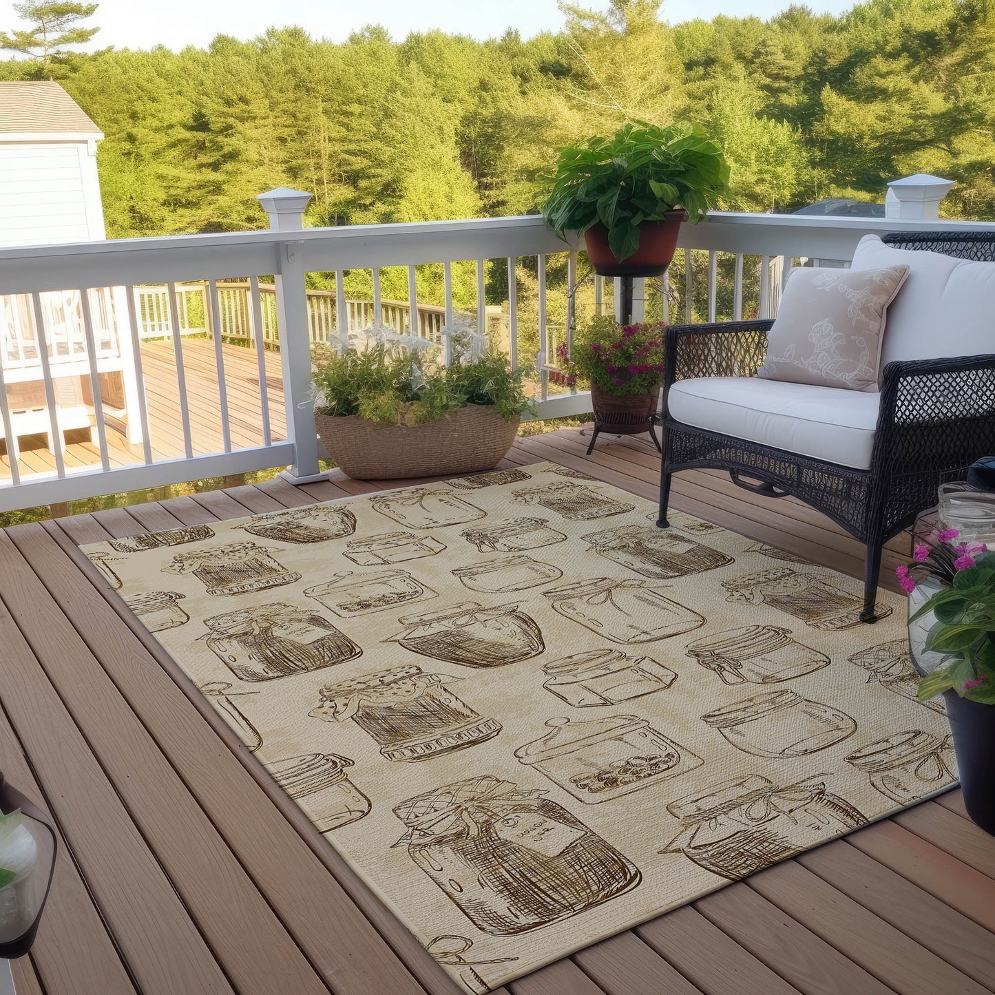 Machine Made Kendall KE18 Parchment - Dalyn Rugs