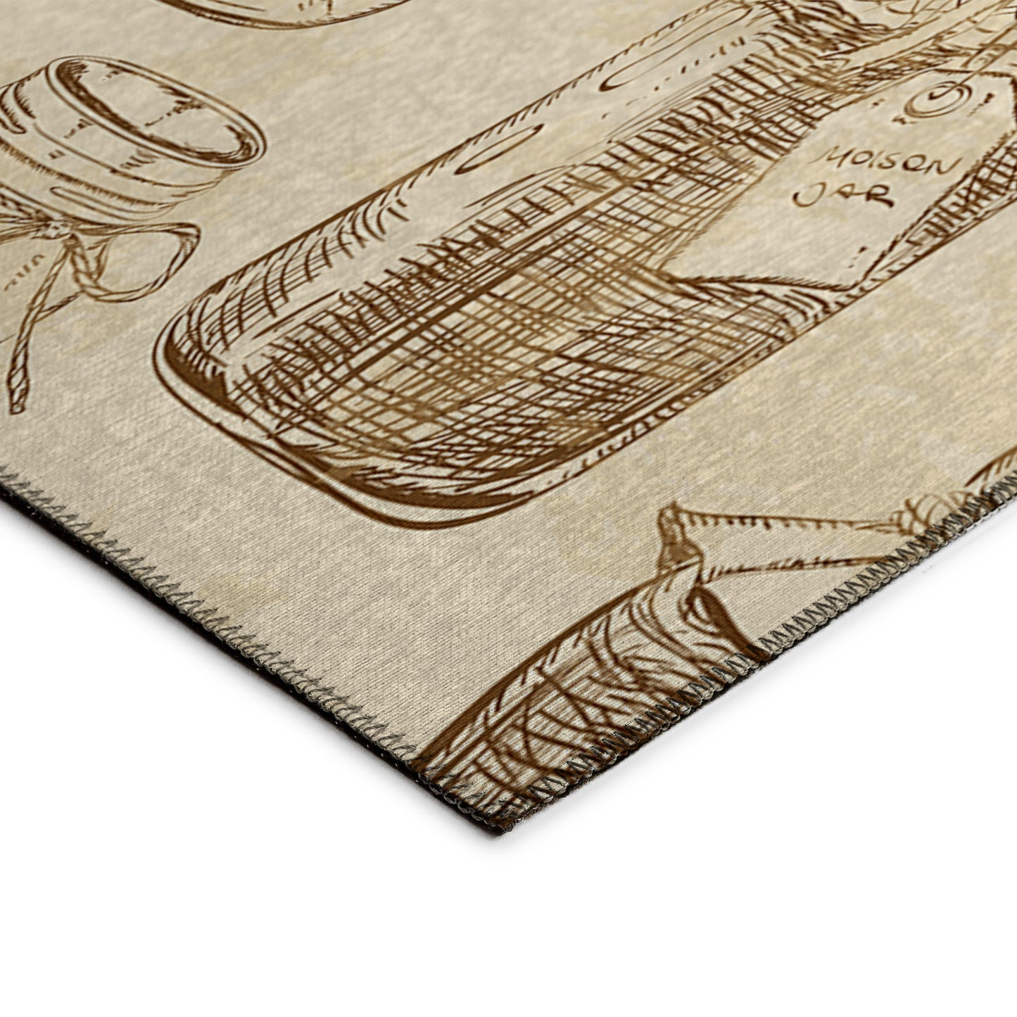 Machine Made Kendall KE18 Parchment - Dalyn Rugs