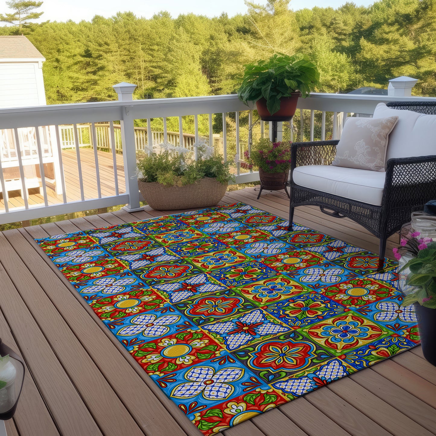 Machine Made Kendall KE20 Multi - Dalyn Rugs