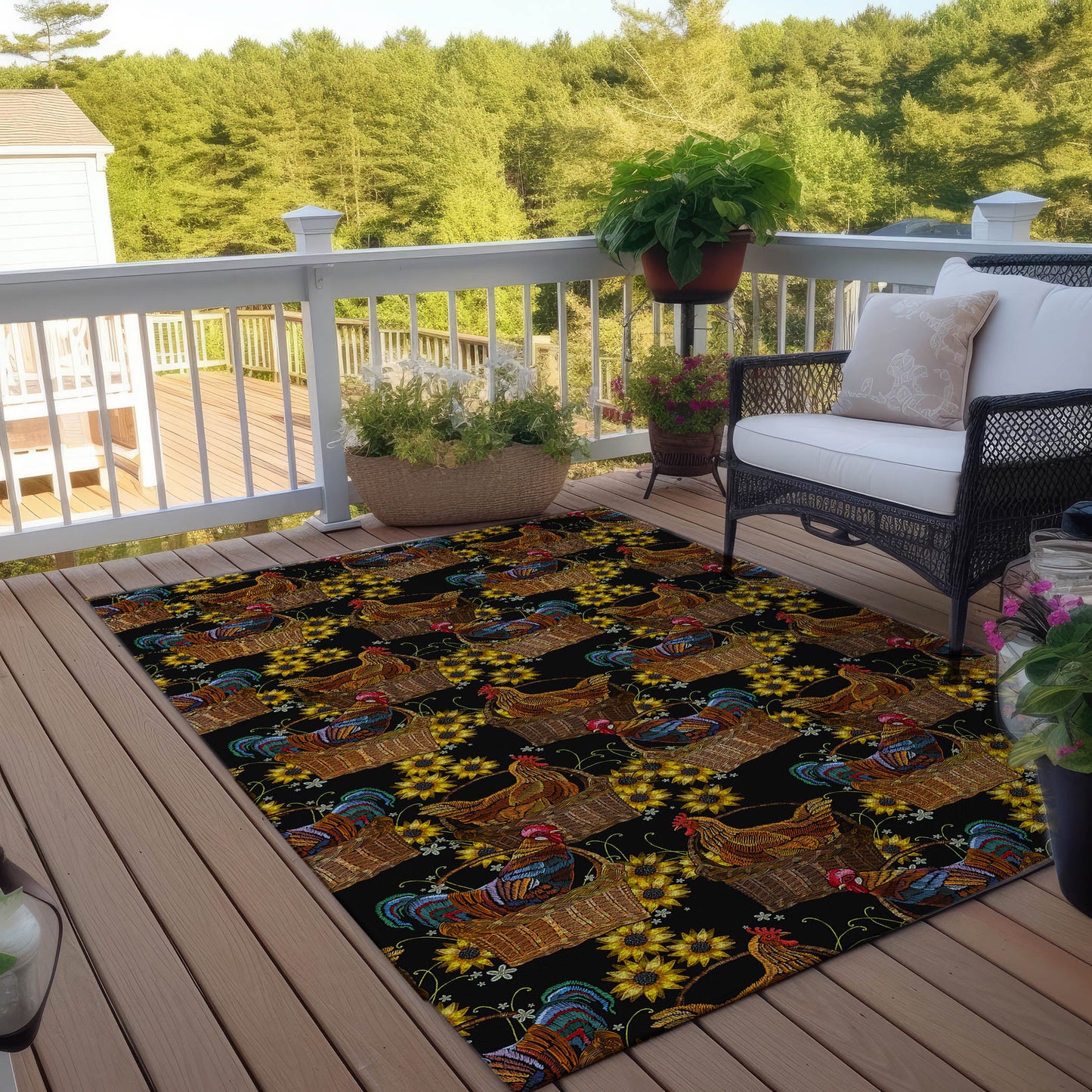 Machine Made Kendall KE2 Black - Dalyn Rugs