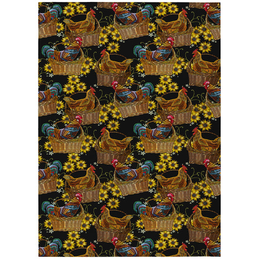 Machine Made Kendall KE2 Black - Dalyn Rugs