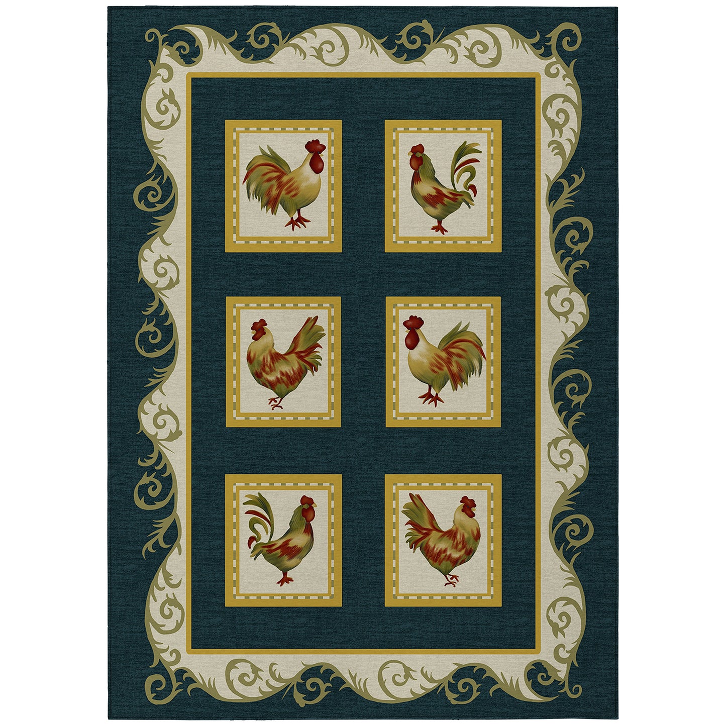 Machine Made Kendall KE4 Black - Dalyn Rugs