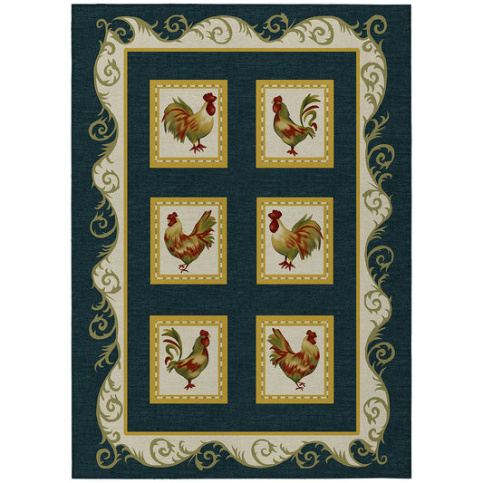 Machine Made Kendall KE4 Black - Dalyn Rugs