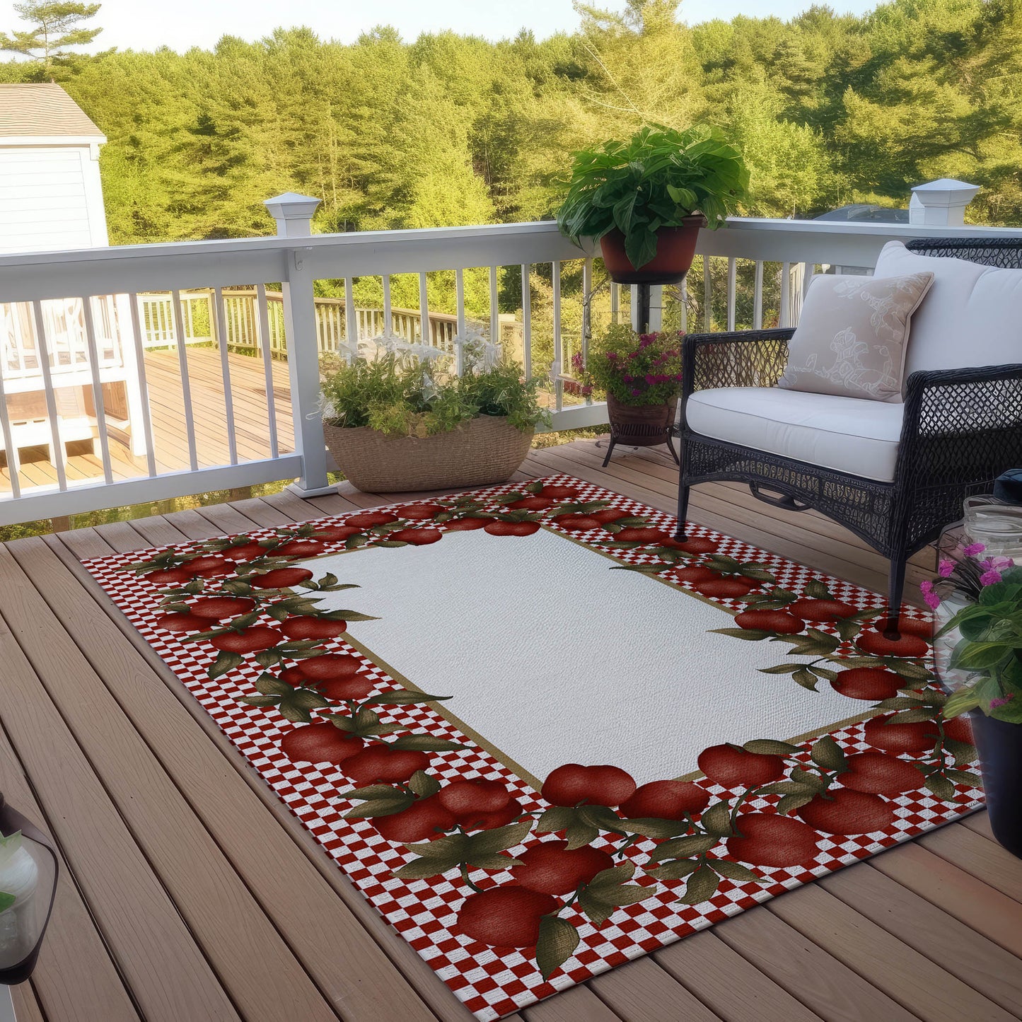 Machine Made Kendall KE9 Red - Dalyn Rugs