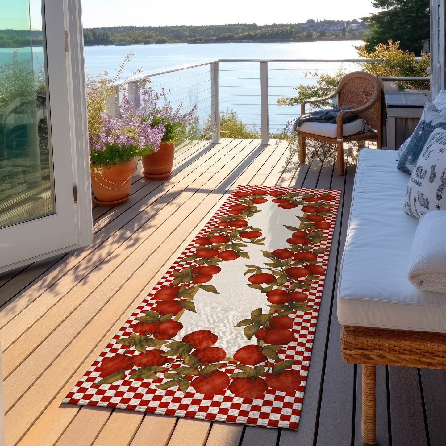 Machine Made Kendall KE9 Red - Dalyn Rugs