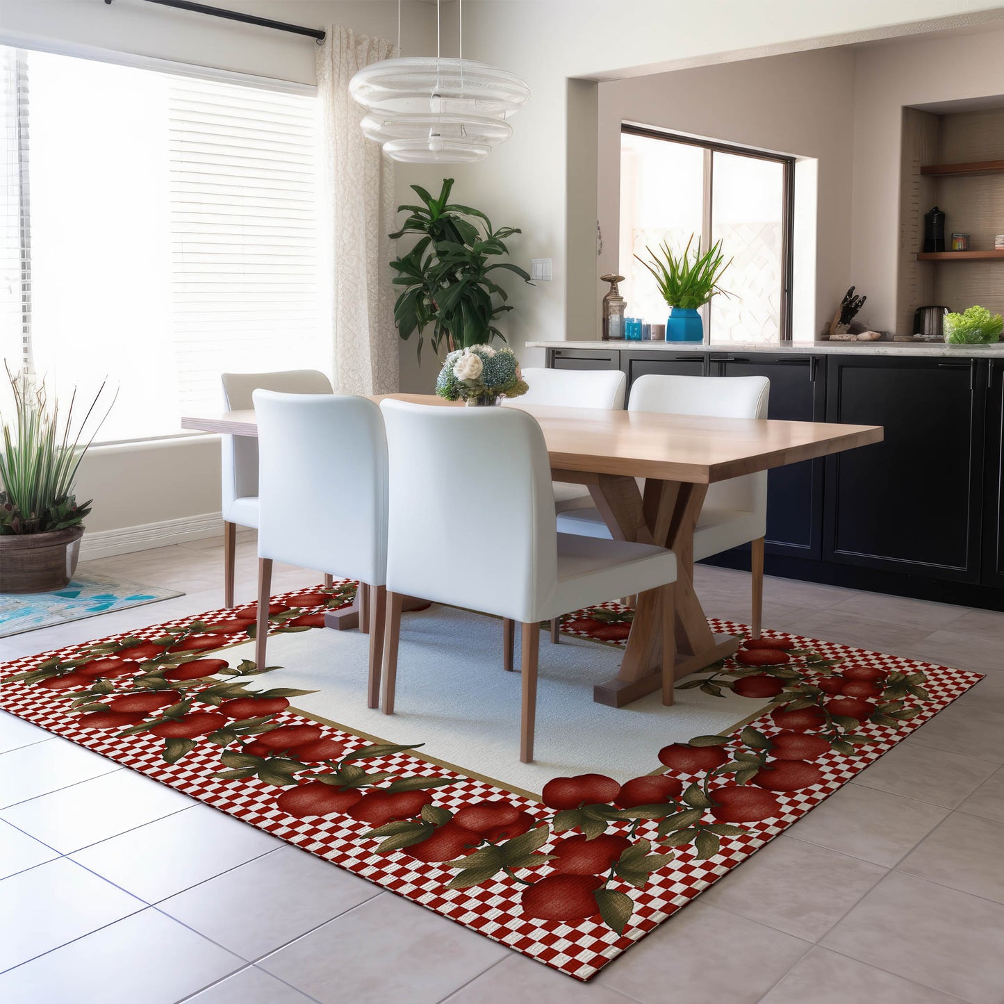 Machine Made Kendall KE9 Red - Dalyn Rugs