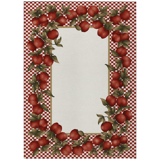 Machine Made Kendall KE9 Red - Dalyn Rugs