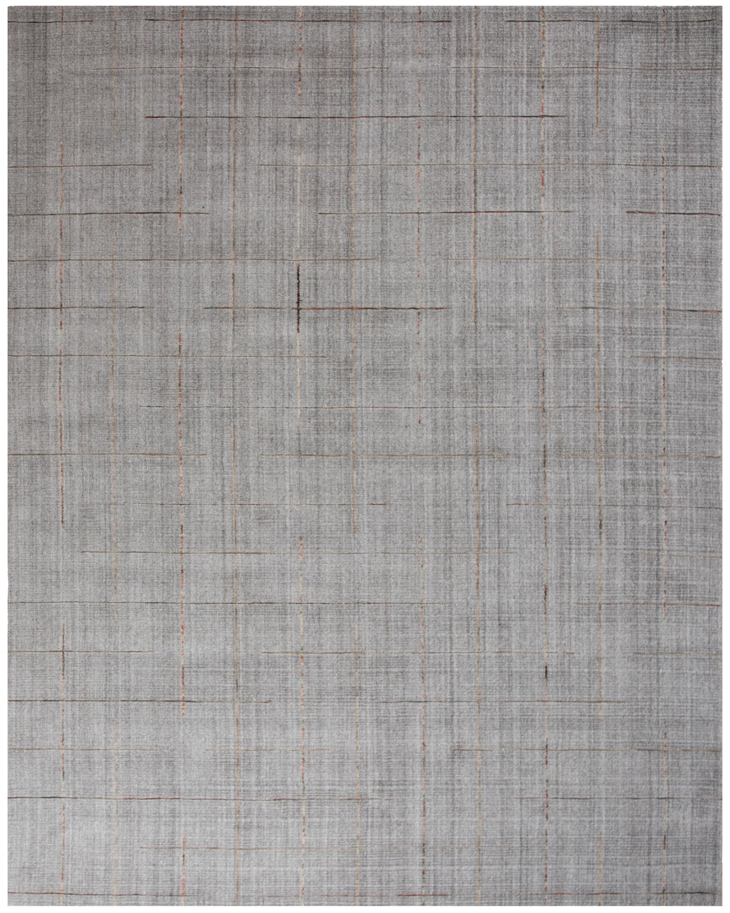 Kiki KIK694 Ivory/Brown Hand Loomed Rug - Rizzy